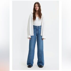 Levi's RIBCAGE WIDE LEG H223 I'M NEVER WRONG sz 25W*32L NWT